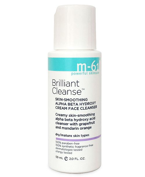 m61 by Bluemercury Brilliant Cleanse Travel Size SkinSmoothing Alpha Beta Hydroxy Cream Face