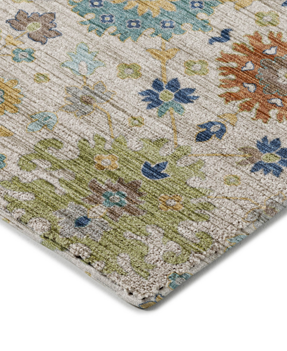 Dalyn Silk Road Sr3 6'6"x9'6" Area Rug In Multi