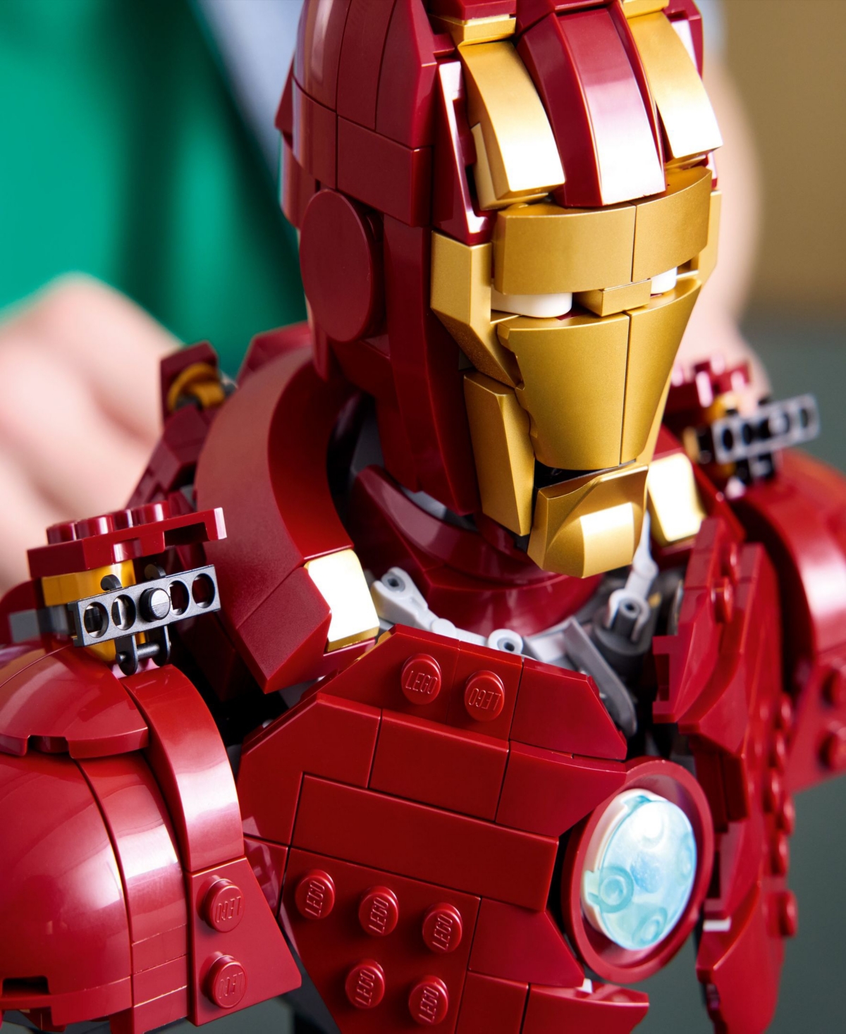 Lego Marvel Iron Man Mk4 Bust Building Kit 76327, 436 Pieces In Multi