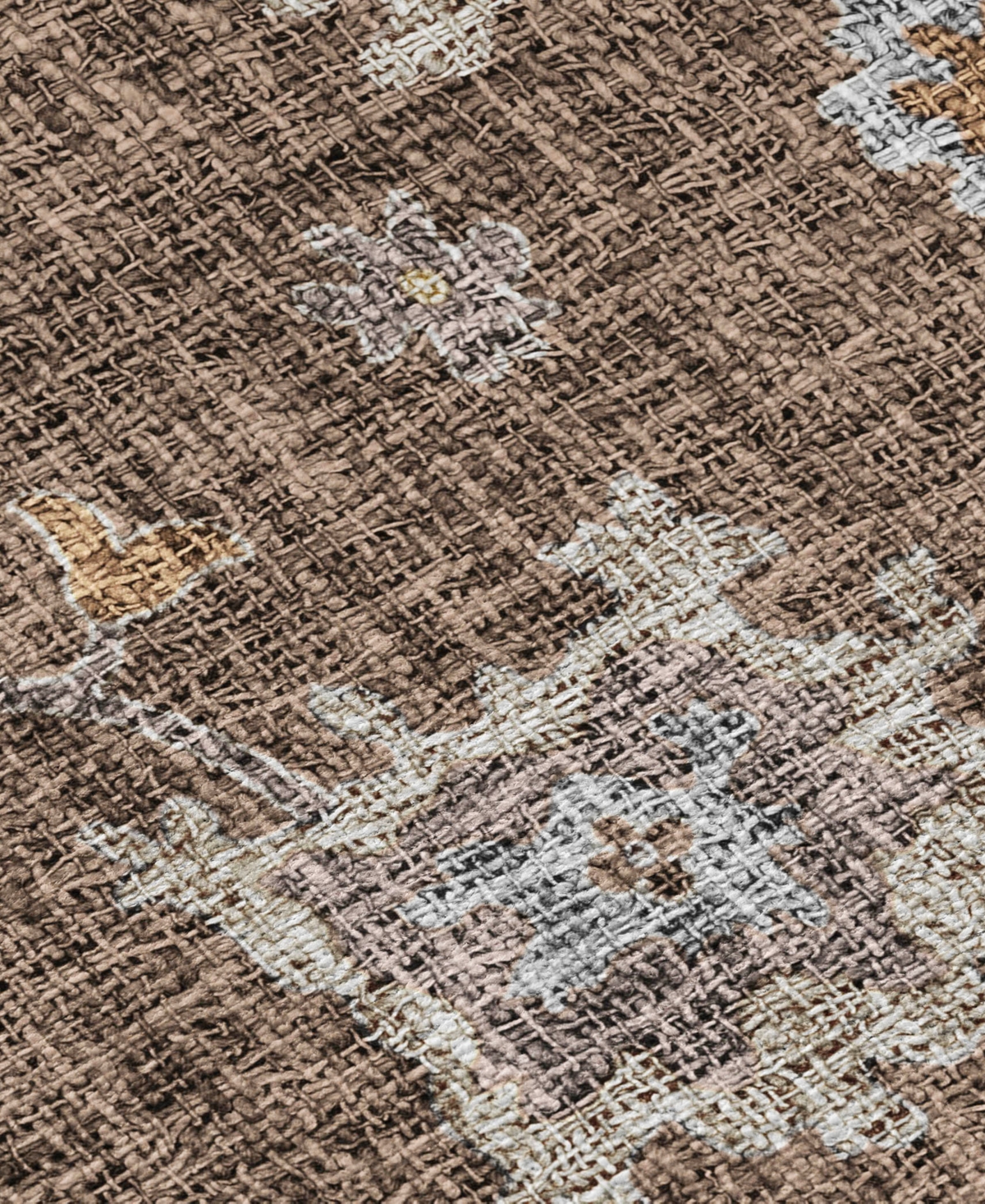 Dalyn Portico Po6 2'3"x7'6" Runner Area Rug In Brown