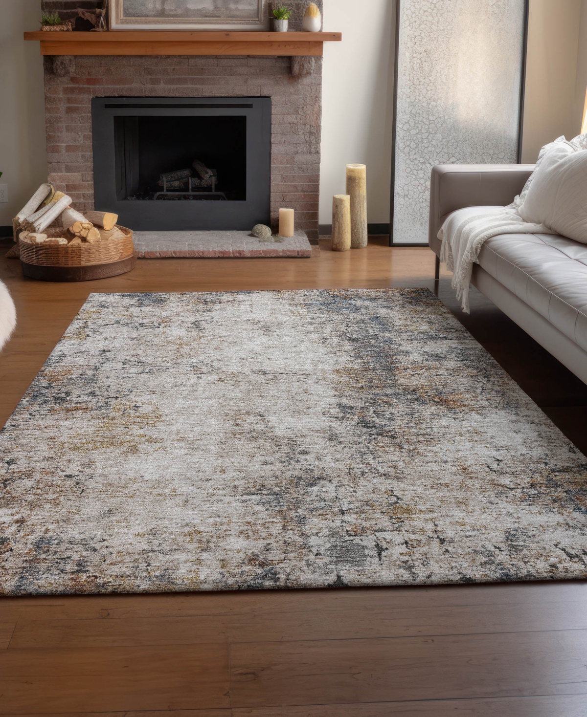 Dalyn Neo No4 2'6"x3'10" Area Rug In Brown
