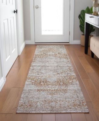 Karaj Washable KJ8 2'3"x7'6" Runner Area Rug