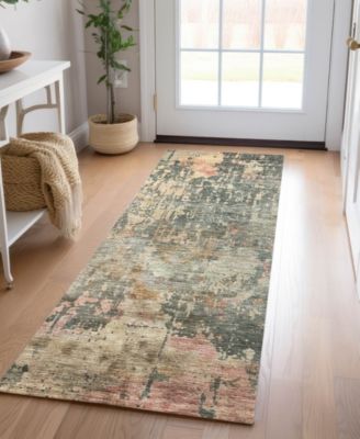 Nouveau Washable NV22 2'3"x7'6" Runner Area Rug