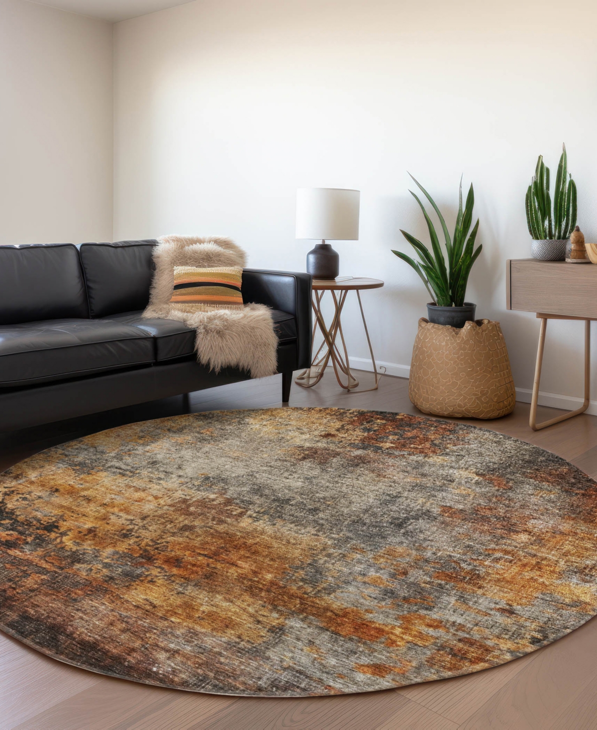 Dalyn Nouveau Nv18 8'x8' Round Area Rug In Multi