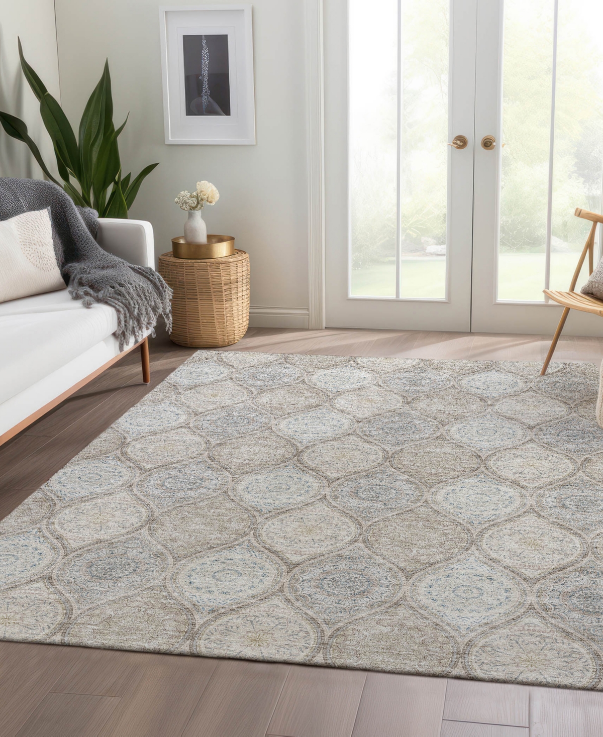 Dalyn Solace Sl1 9'x12' Area Rug In Gray