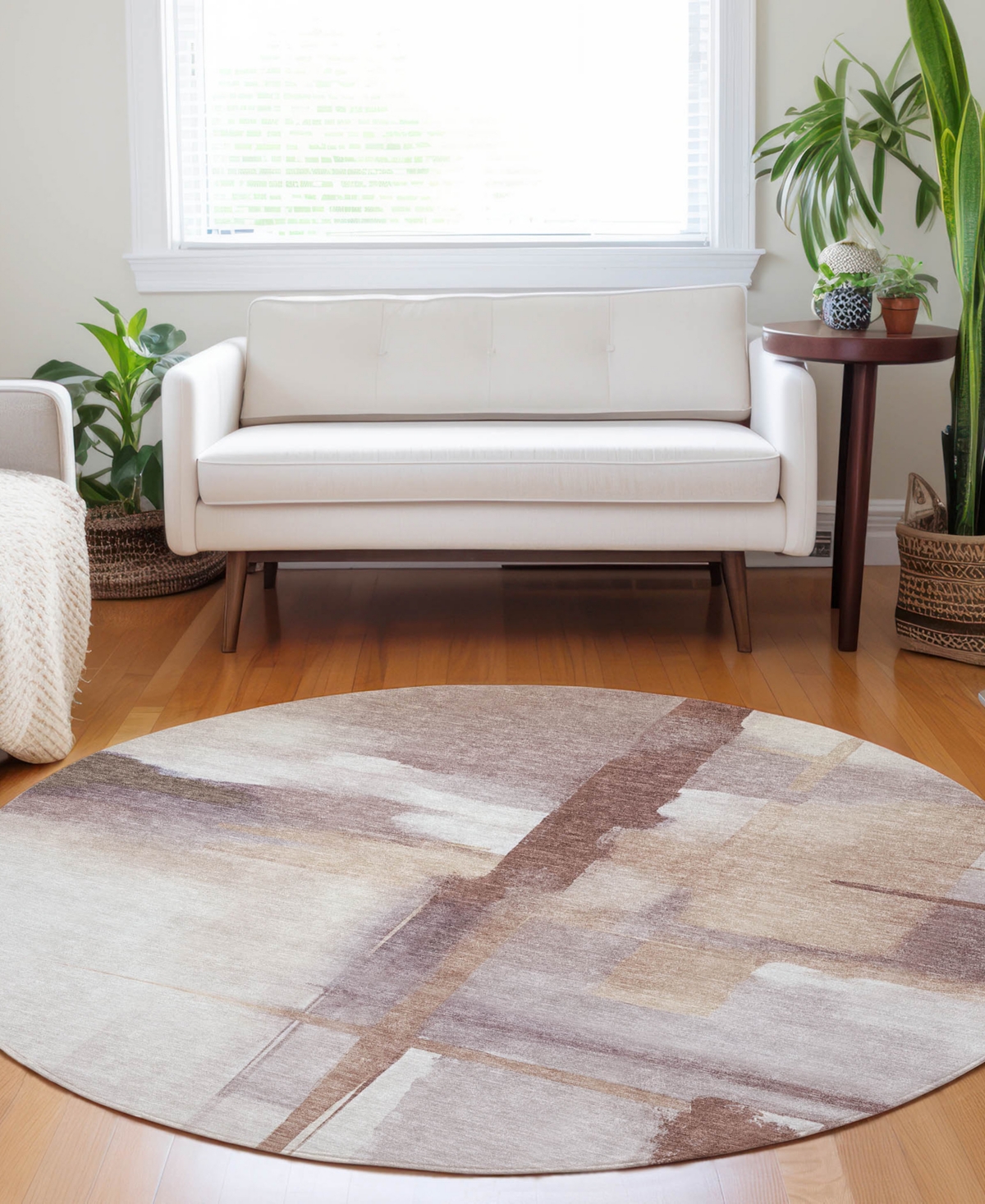 Dalyn Ravenna Rn9 8'x8' Round Area Rug In Multi