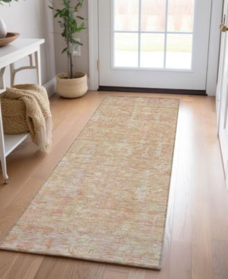 Solace Washable SL11 2'3"x7'6" Runner Area Rug