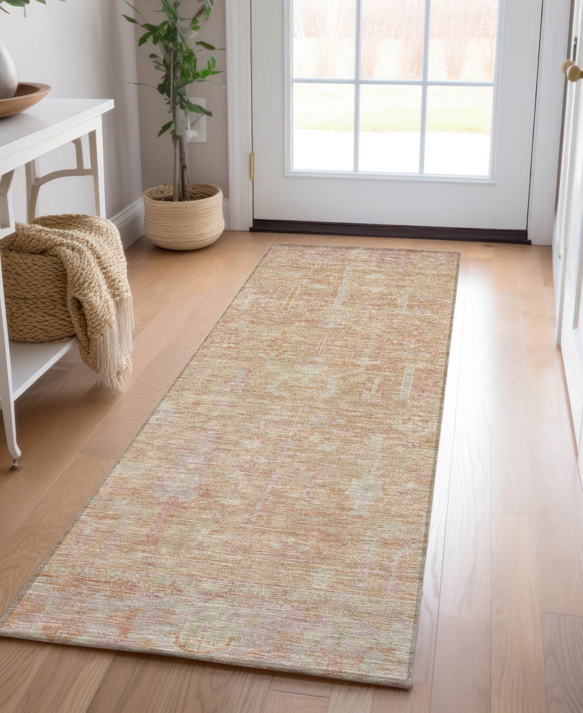 Dalyn Solace Sl11 2'3"x7'6" Runner Area Rug In Brown