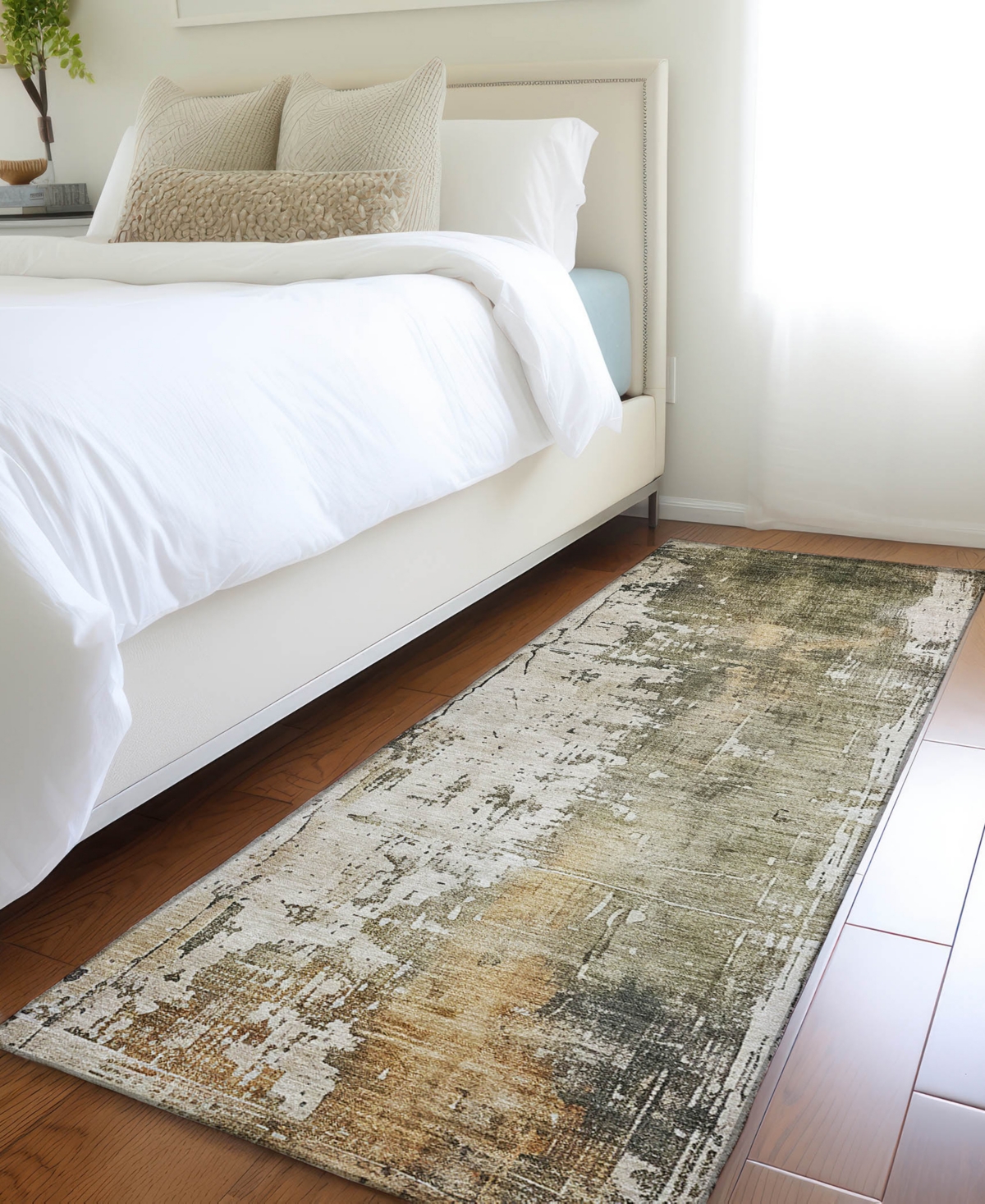 Dalyn Kochi Kc14 2'3"x7'6" Runner Area Rug In Green