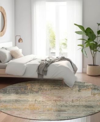 Kochi Washable KC15 8'x8' Round Area Rug