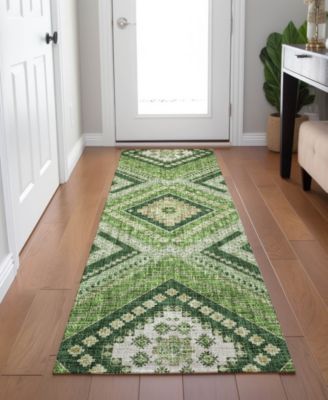 Portico Washable PO5 2'3"x7'6" Runner Area Rug
