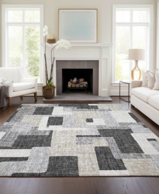 Portico Washable PO3 2'6"x3'10" Area Rug