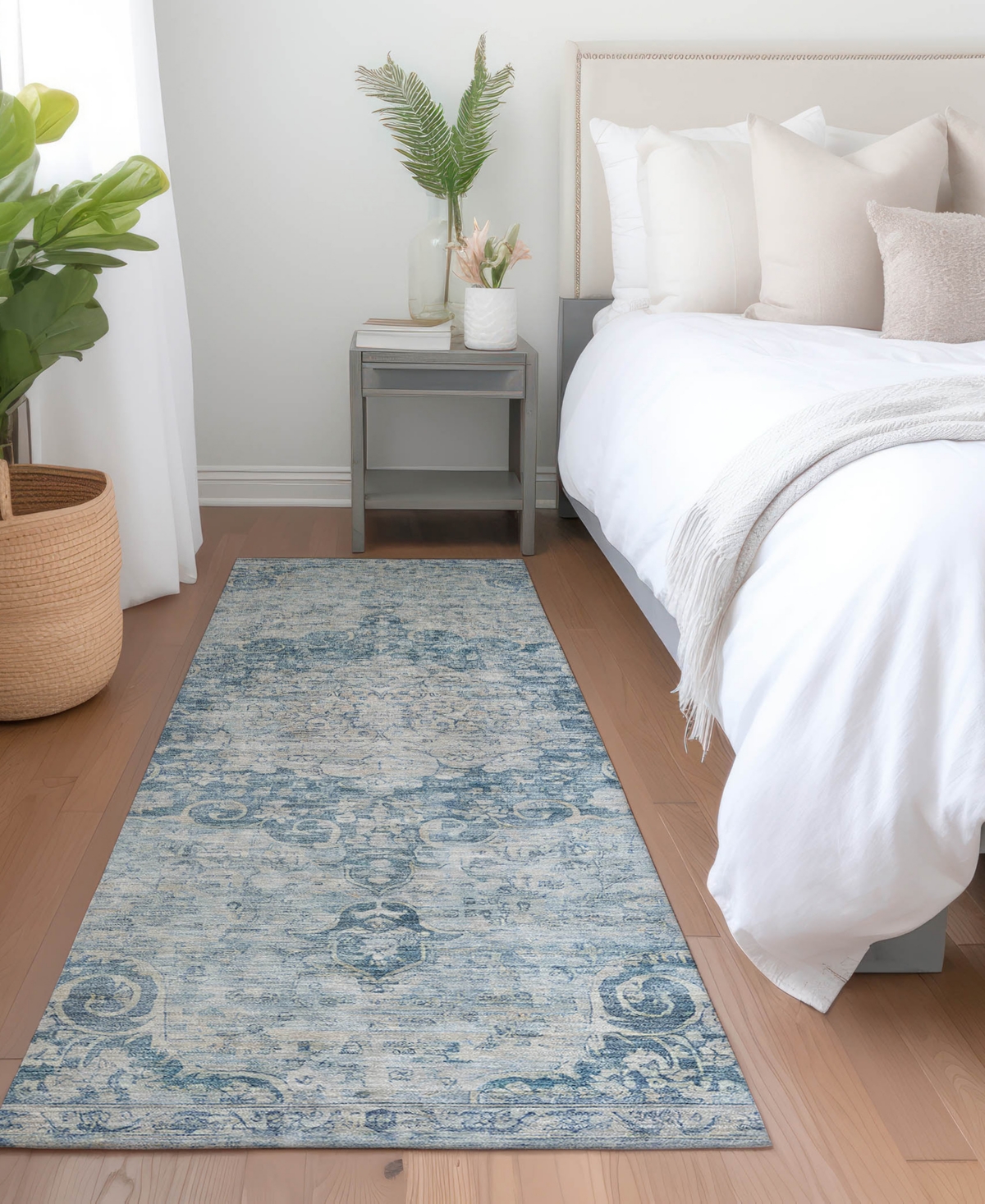 Dalyn Tabrook Tb5 2'3"x7'6" Runner Area Rug In Blue