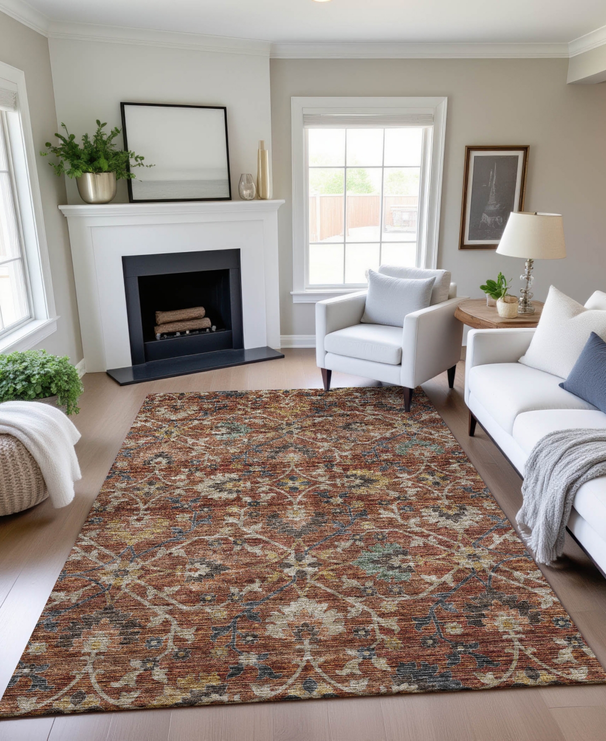 Dalyn Silk Road Sr4 10'x14' Area Rug In Multi