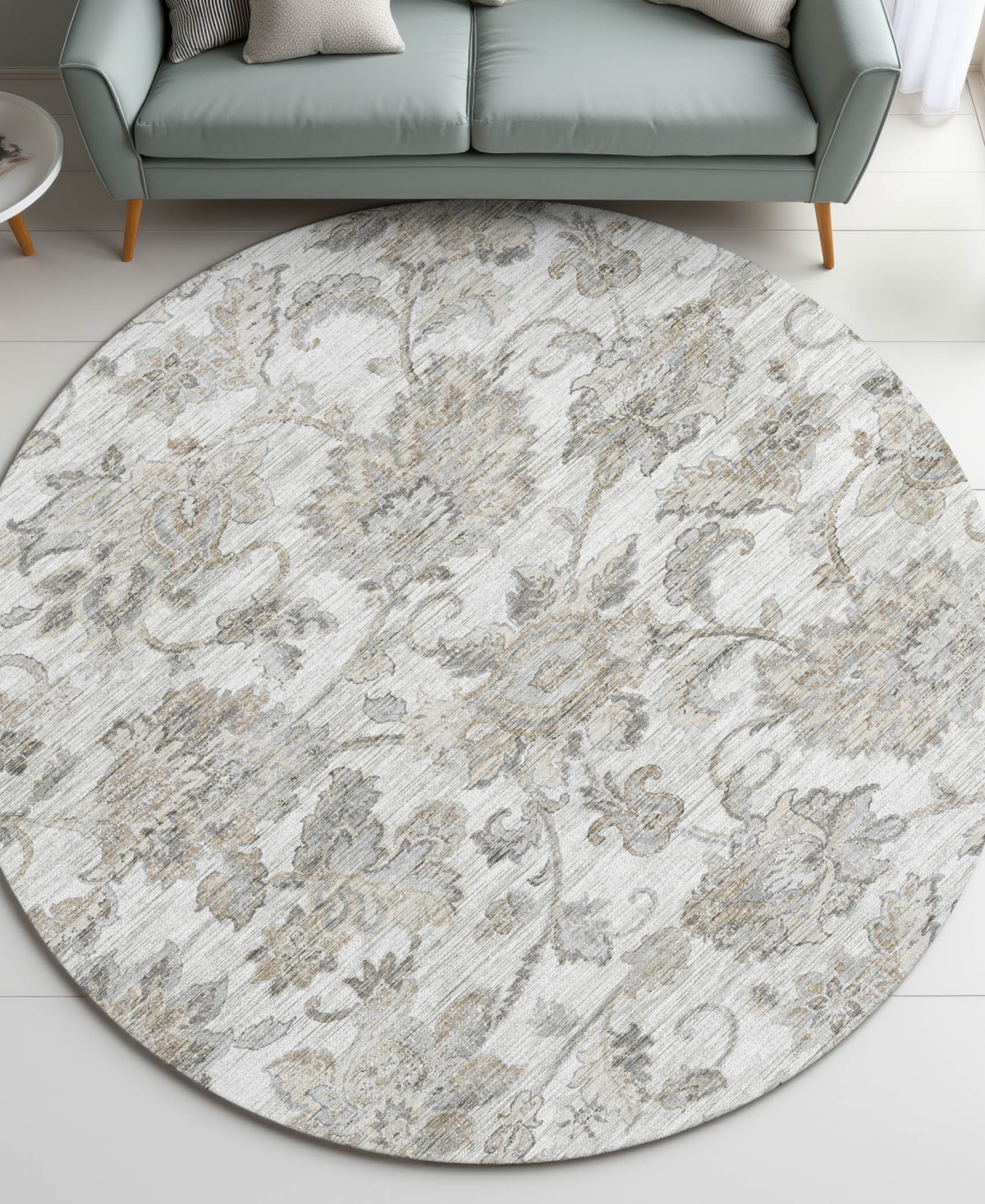 Dalyn Silk Road Sr2 8'x8' Round Area Rug In Multi