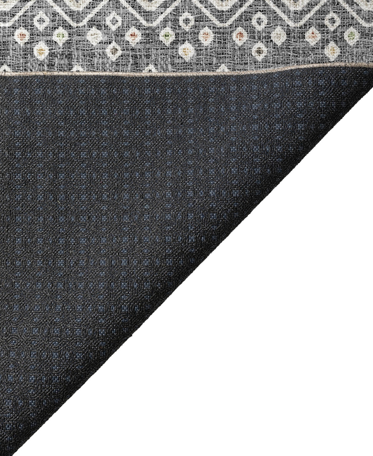 Dalyn Portico Po4 8'x8' Round Area Rug In Gray
