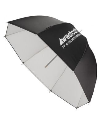 24" Deep Umbrella with White Interior