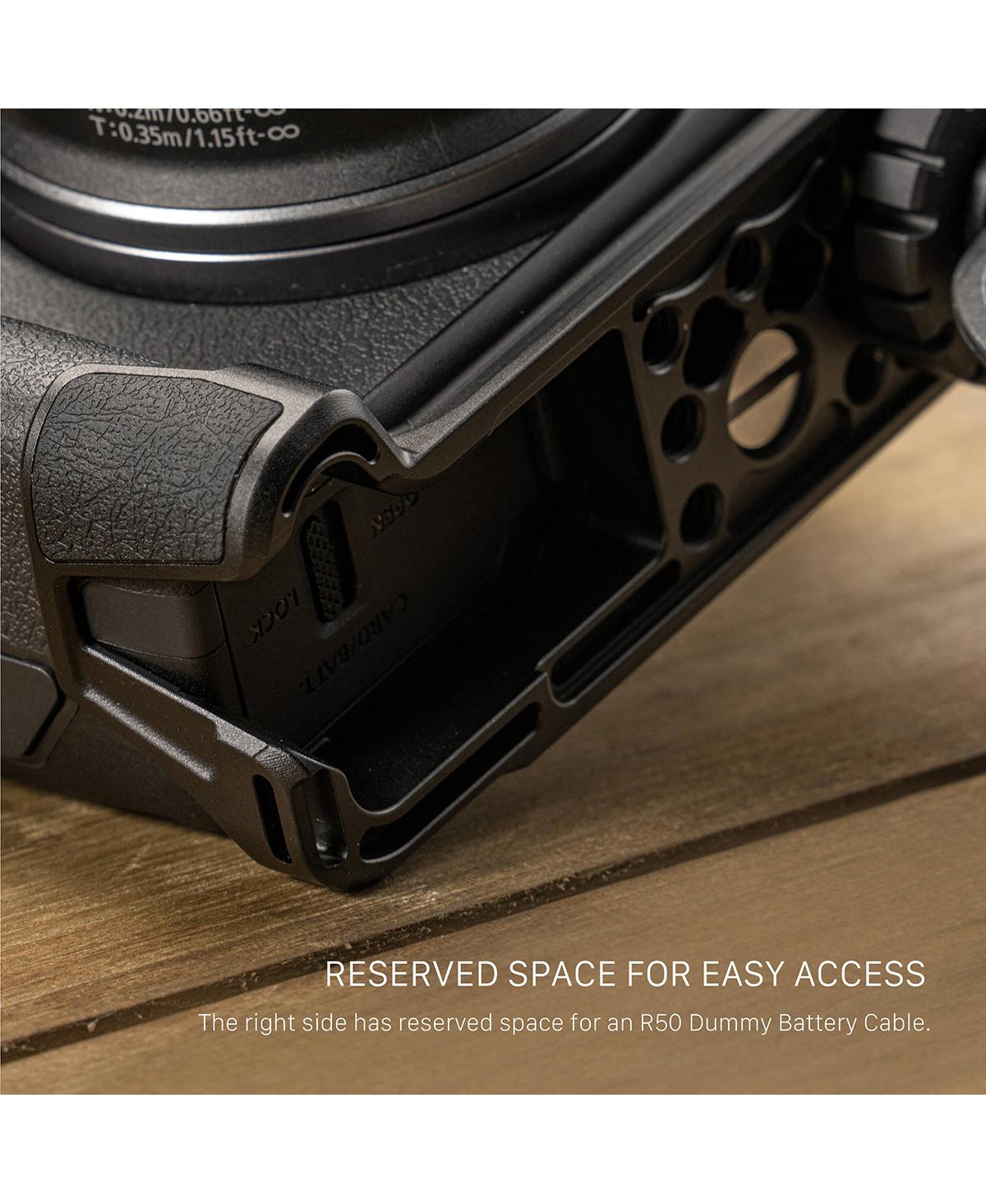 Tilta Expansion Baseplate for Canon R50 Camera, Black