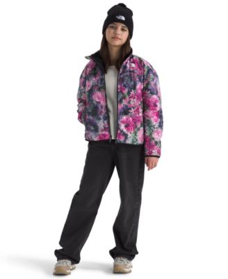 Girls' 6-16 Printed Reversible Shasta Short Parka Jacket
