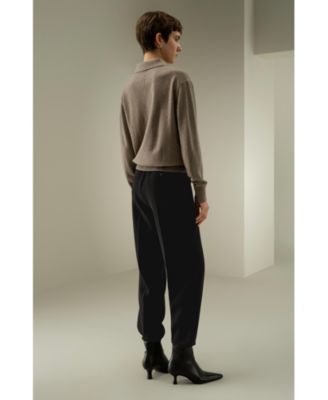 Women's Baby Cashmere Polo Shirt