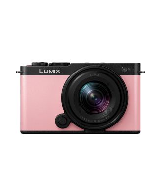 LUMIX S9 Mirrorless Camera with LUMIX S 18-40mm f/4.5-6.3 Lens, Pink, Bundle with Professional 1667x 64GB UHS-II SDXC Memory Card, Alpine