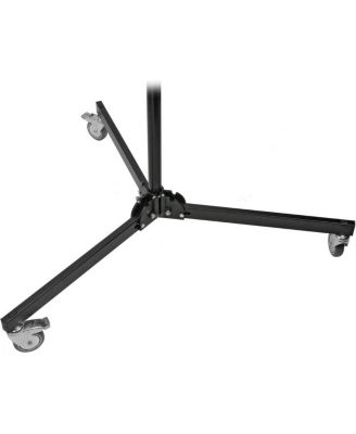 231B Black 8' Column Light Stand with Sliding Arm