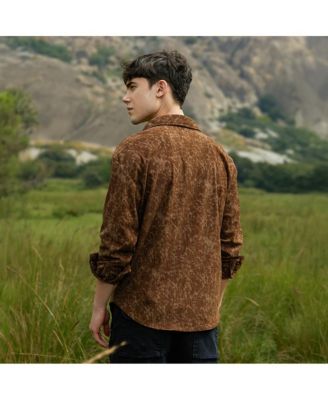 Men's Faded Corduroy Oversized Shirt