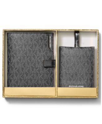 Michael Kors Boxed Jet Set Passport Wallet with Luggage Tag