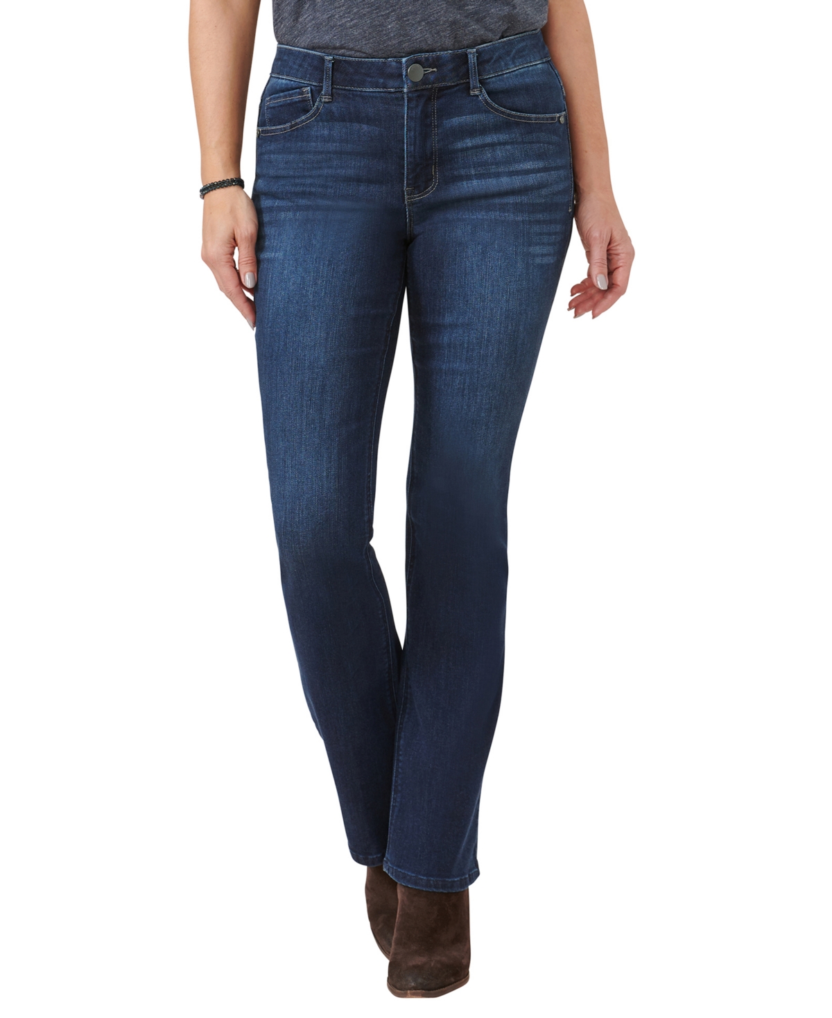 Democracy Women's High Rise Bootcut Jeans In Blue