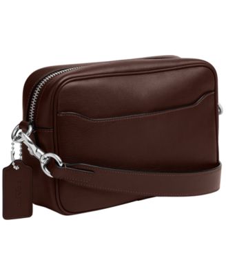  Radio Men's Leather Camera Bag