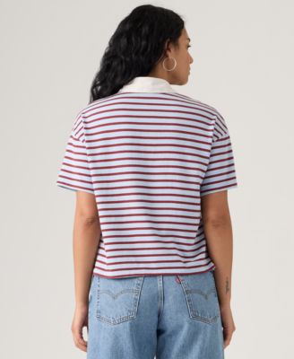 Women's Cotton Aries Rugby Polo Top