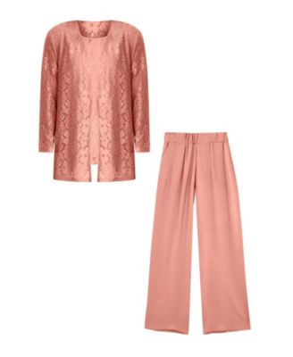 Women's Within 3-Piece Lace Jacket/Tank/Pant Set