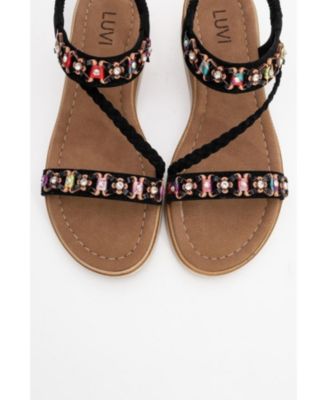 YUAN Braided Strap Sandal (Women)
