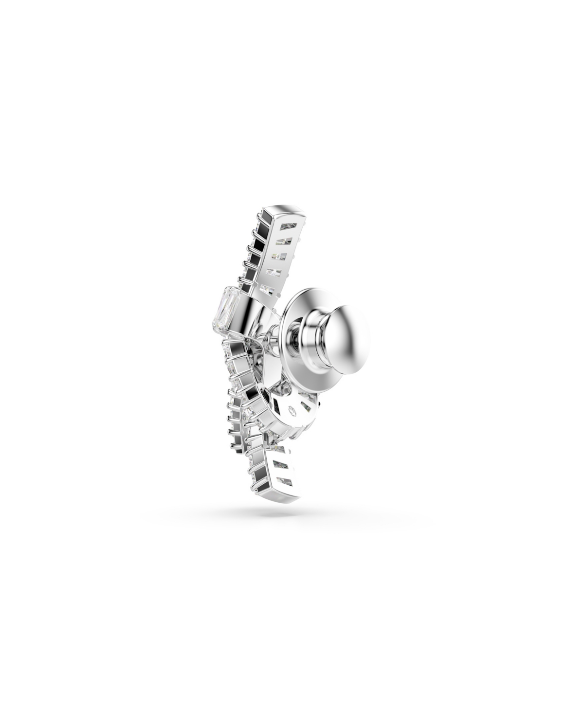 Swarovski Matrix Rhodium Plated Tack Pin