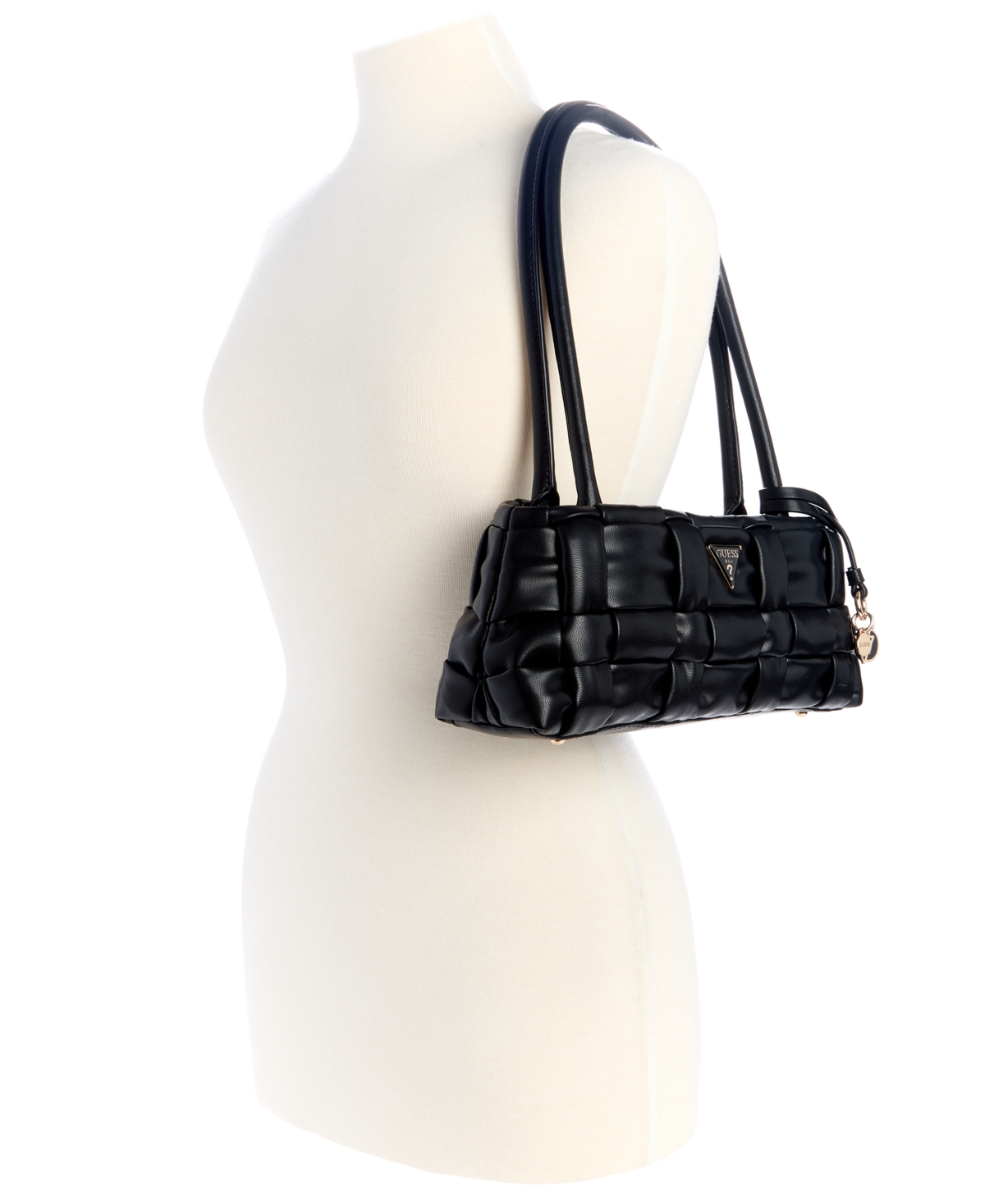 Guess Women's Marion Shoulder Satchel Bag In Black