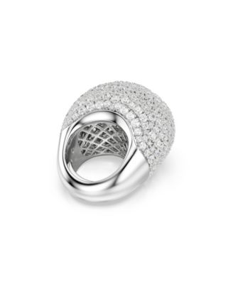 Sublima Cocktail White Rhodium Plated Ring