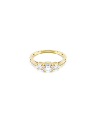 Swarovski Stilla Attract Gold-Tone Plated Ring - Macy's