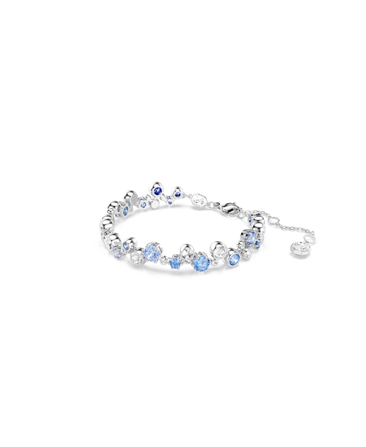 Swarovski Swaroski Constella Rhodium Plated Bracelet In Blue