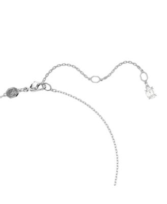 Matrix Rhodium Plated Pendant Necklace