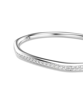 Swaroski Dextera Rhodium Plated Bangle