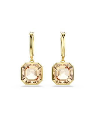 Millenia  Gold-Tone Plated Drop Earrings
