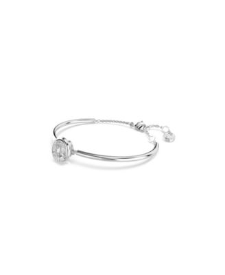 Swaroski Dextera Rhodium Plated Bangle