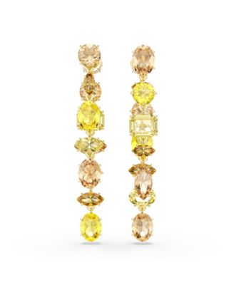 Gema  Gold-Tone Plated Drop Earrings