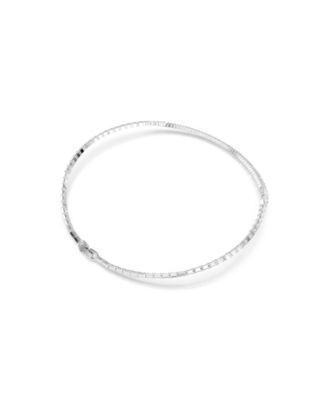 Matrix Rhodium Plated Necklace