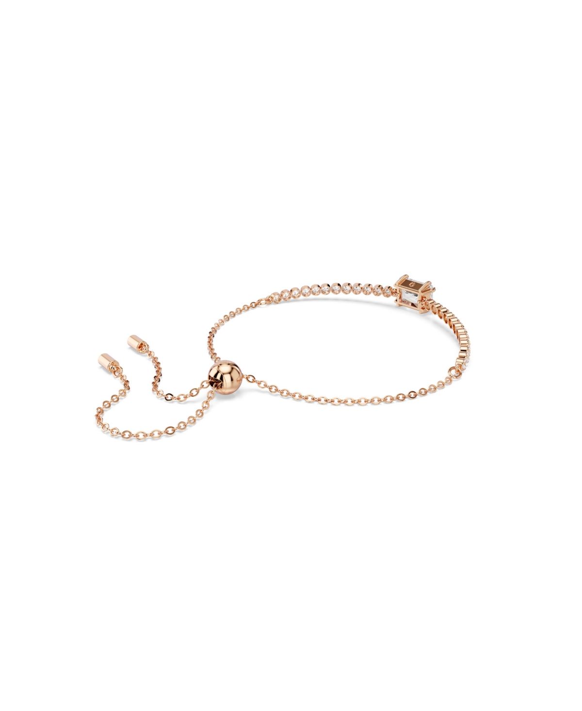 Swarovski Swaroski Matrix Gold-tone Plated Tennis Bracelet In Gold