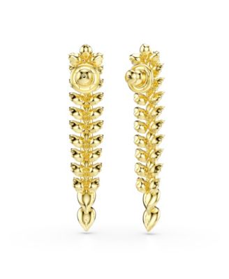 Idyllia Gold-Tone Plated Drop Earrings