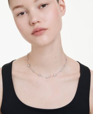 Una Angelic Rhodium Plated Necklace