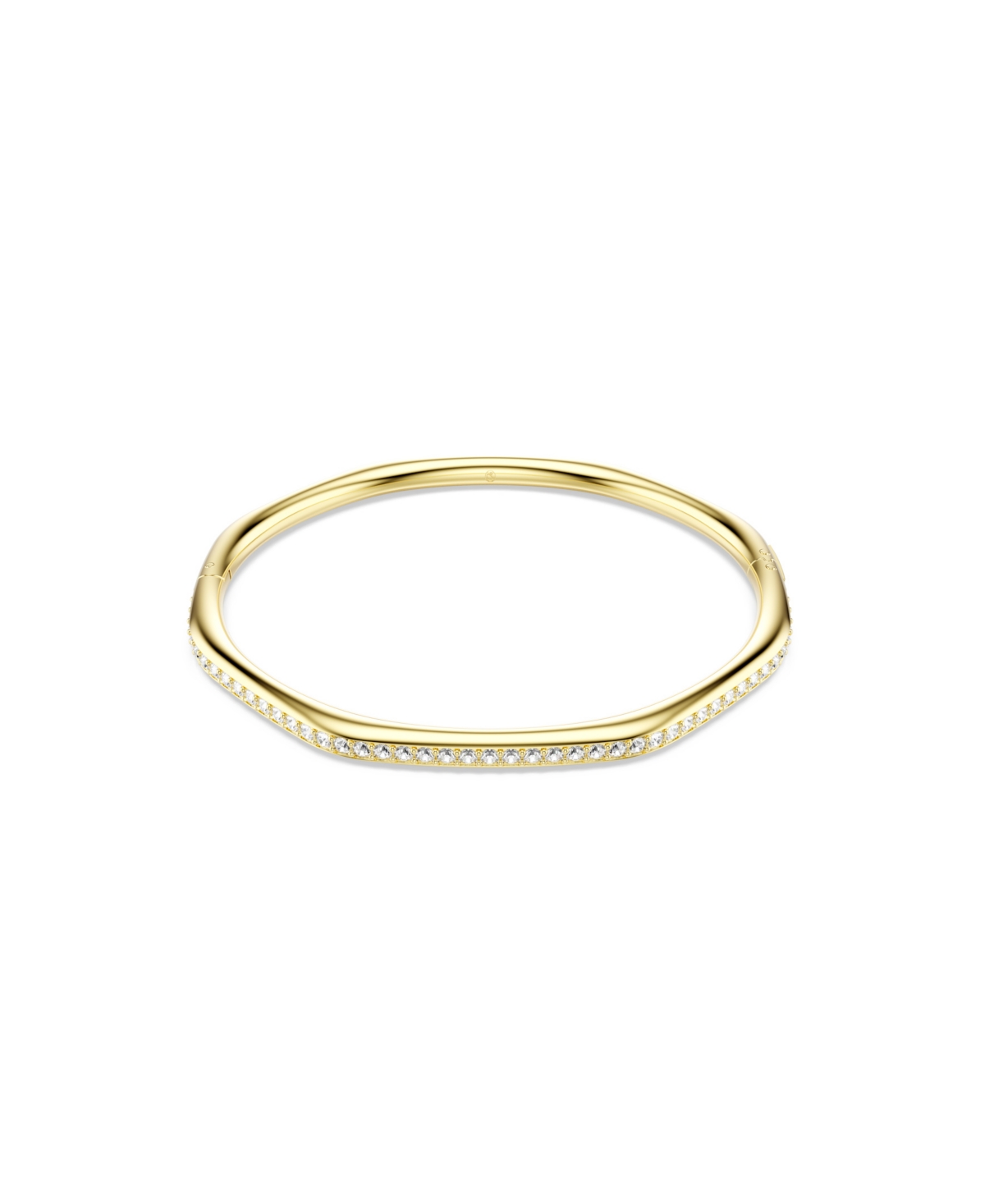 Swarovski Swaroski Dextera Ruthenium Plated Bangle In Gold
