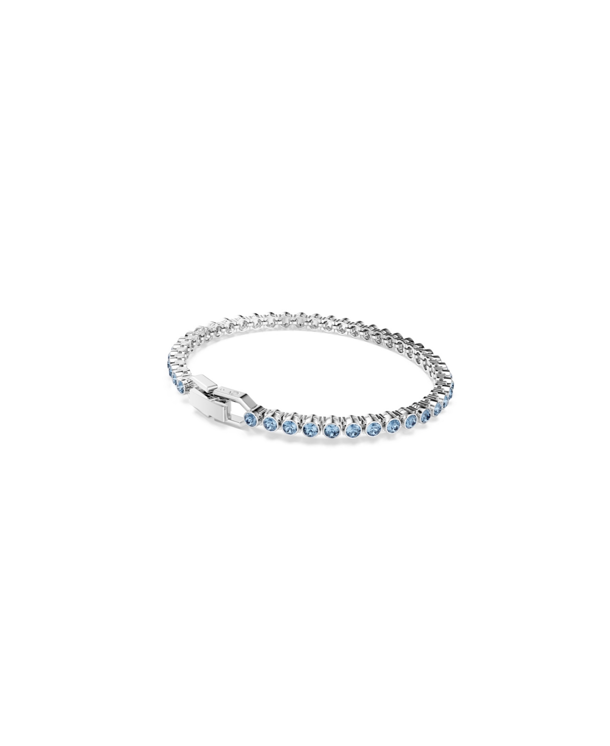 Swarovski Swaroski Imber Emily Rhodium Plated Tennis Bracelet In White