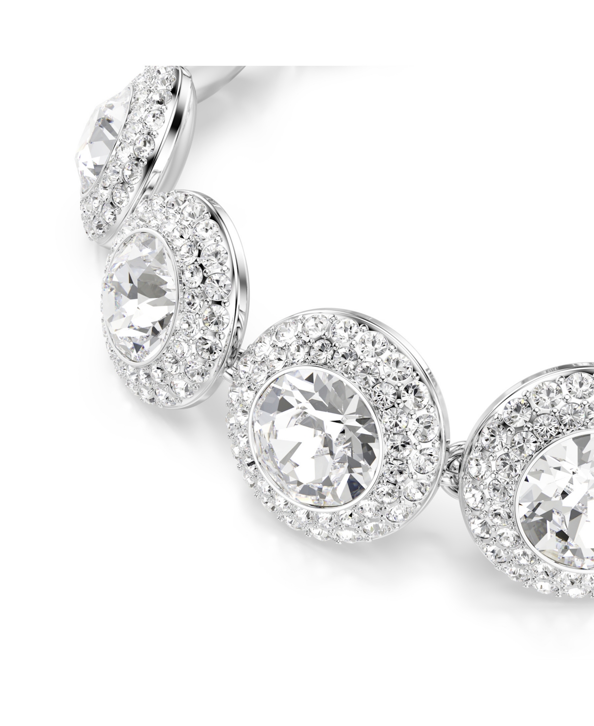 Swarovski Swaroski Una Angelic Rhodium Plated Bracelet